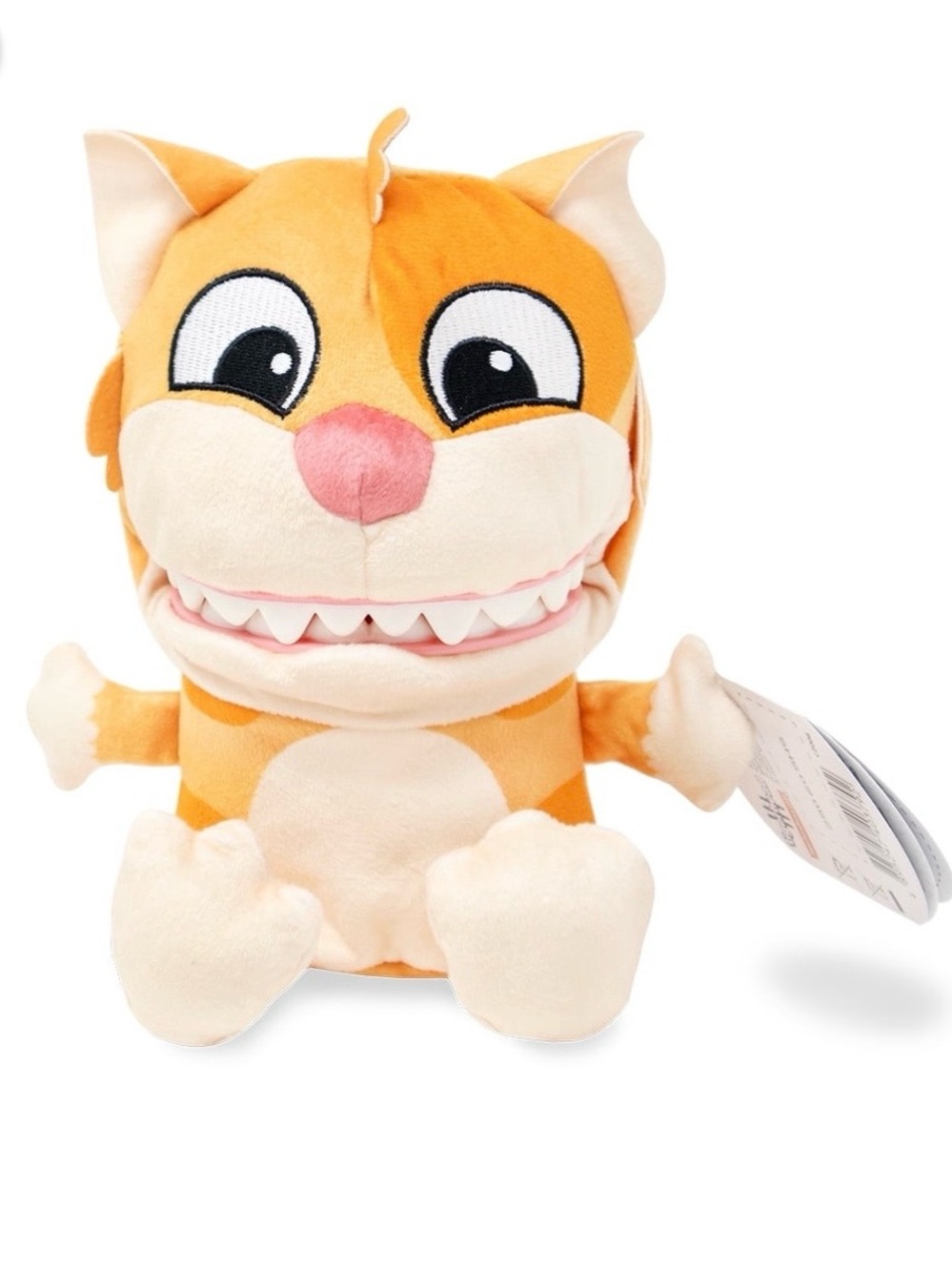 Chatter Chompers Cat Plush 6.3", Interactive Collectible Toy, funny sounds